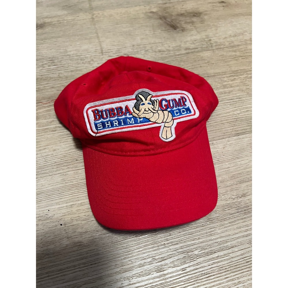 Bubba Gump Shrimp Co Red Baseball‎ Cap Hat Forrest Gump Movie Souvenir Snapback